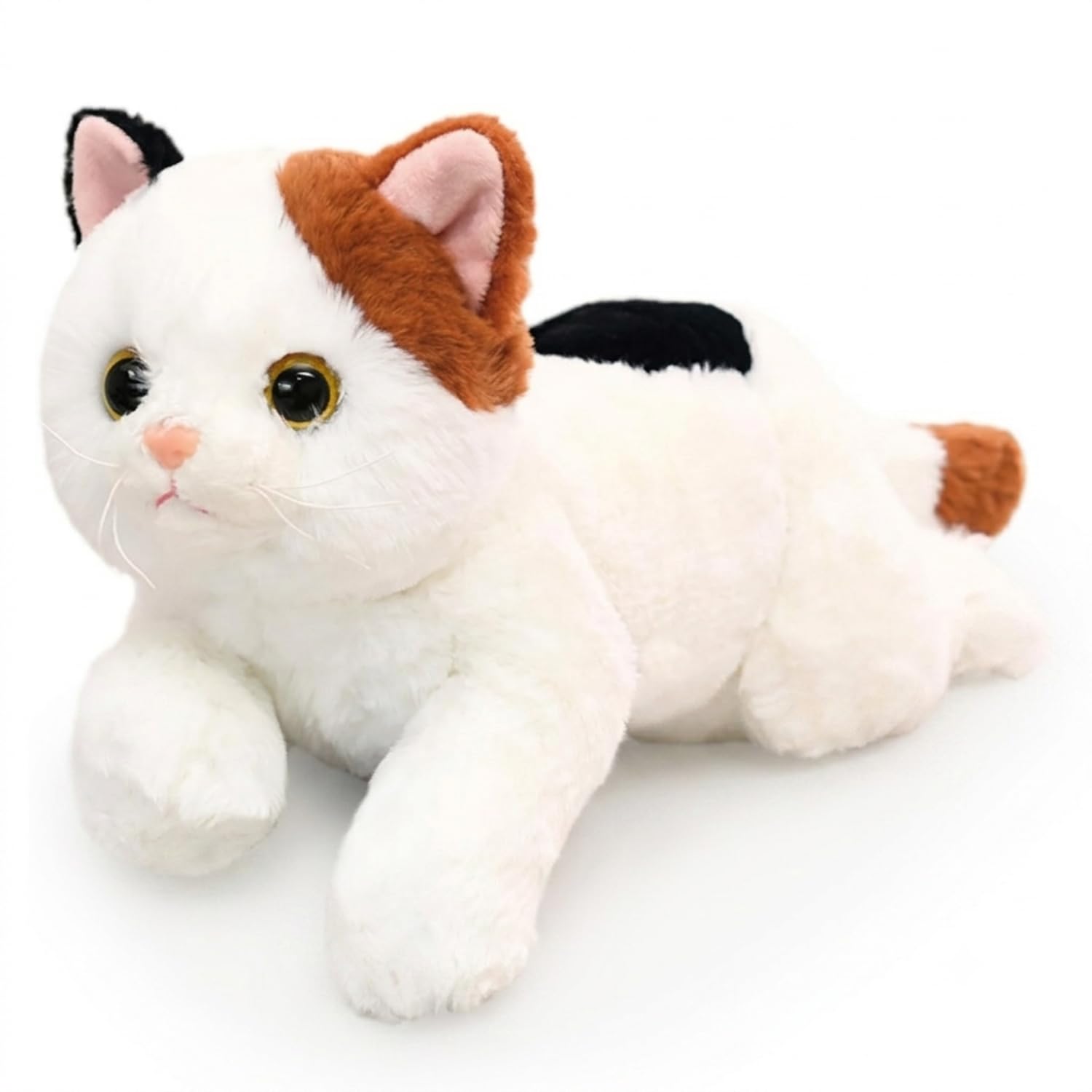 Amazon.co.jp: SINGLE MANY 猫 ぬいぐるみ リアル 三毛猫 抱き枕 猫の